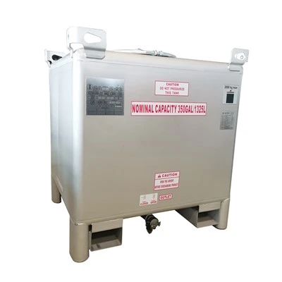 110 gallon rozsdamentes acél IBC
